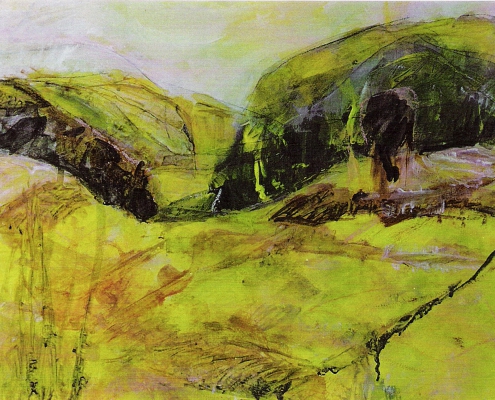 Gelbe Landschaft Farchach